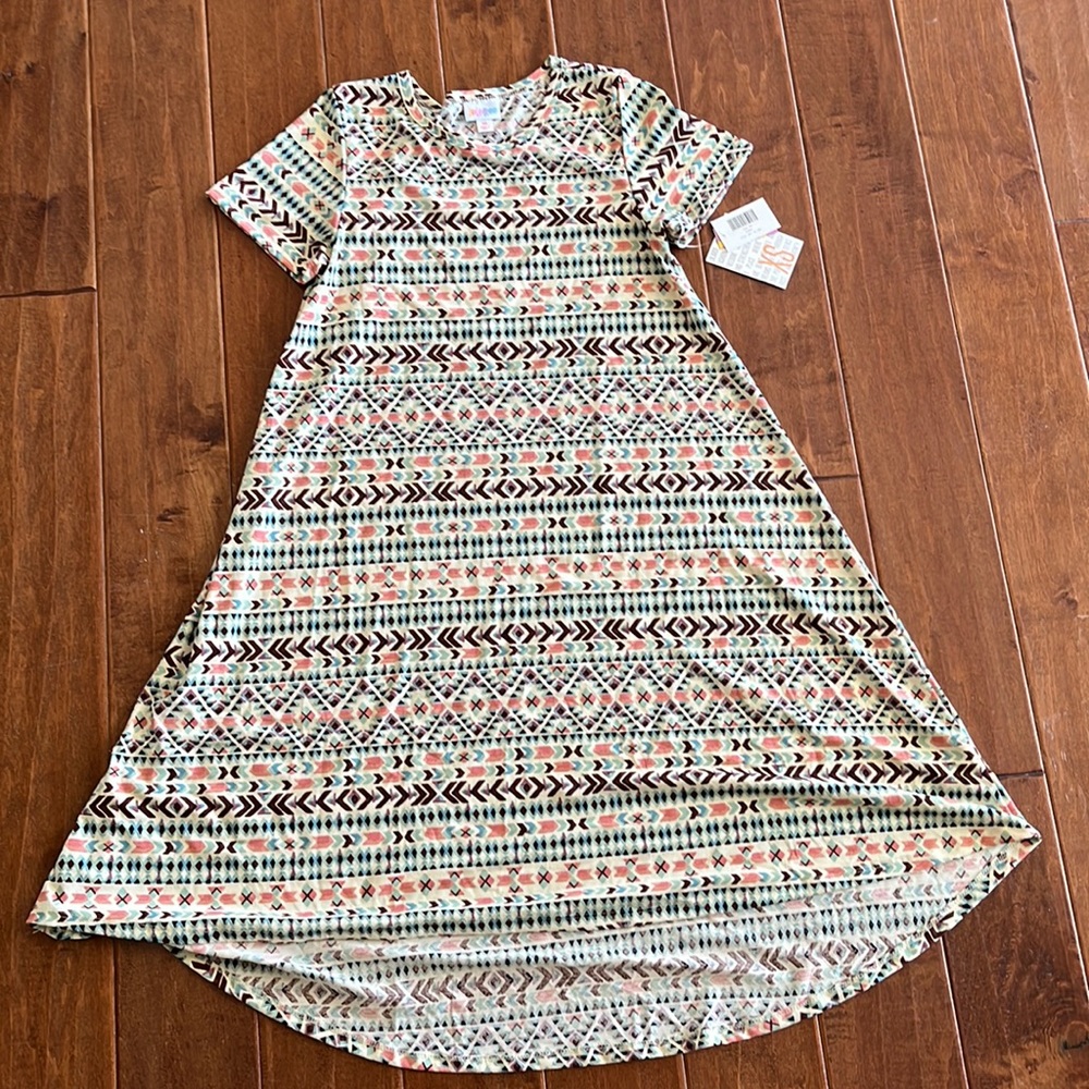 Aztec Print Carly Dress - Picture 1 of 3